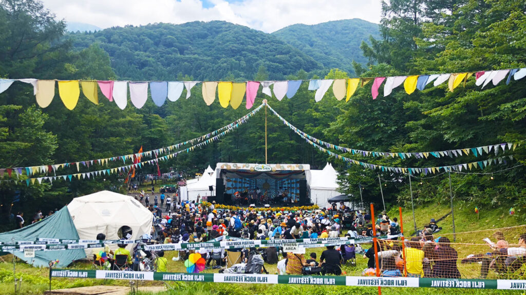 フジロックフェスティバル2019 ステージの風景